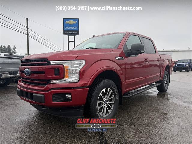 2020 Ford F-150 XL in Rapid Red Met Tin — front three-quarter view