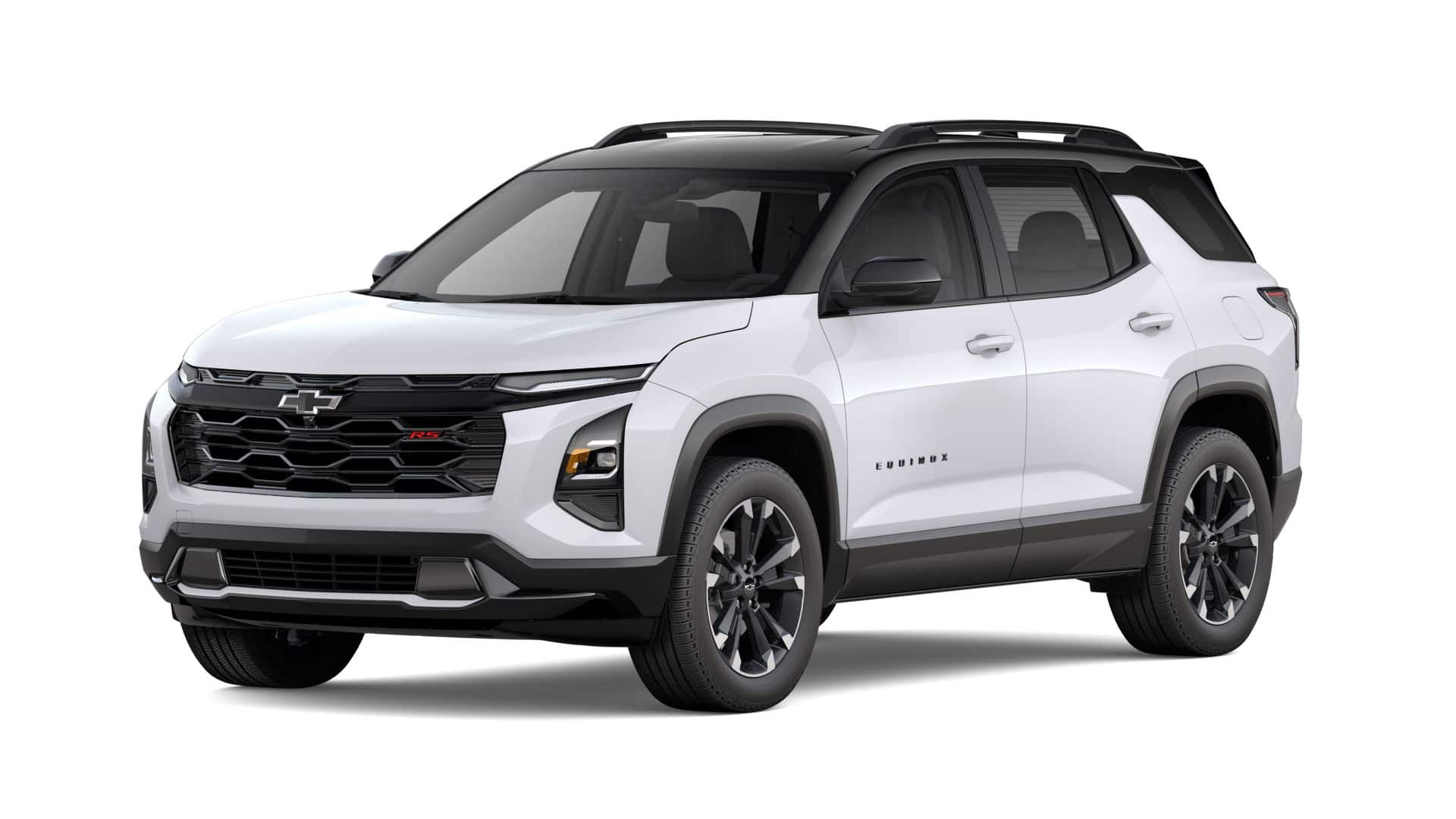 2027 Chevrolet Equinox AWD RS in Polar White Tricoat — front three-quarter view