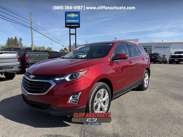 2019 Chevrolet Equinox LT in Cajun Red Tintcoat — front three-quarter view