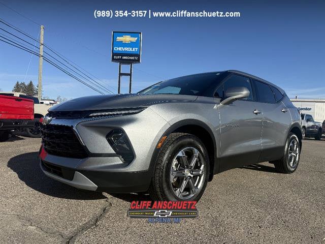 2023 Chevrolet Blazer 2LT in Sterling Gray Metallic — front three-quarter view