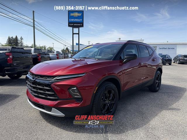 2024 Chevrolet Blazer 2LT in Radiant Red Tintcoat — front three-quarter view