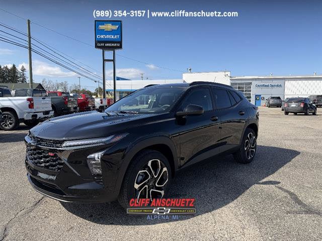 2026 Chevrolet Trax LT in Cypress Gray — front three-quarter view