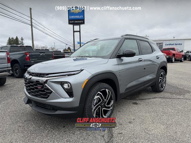 2026 Chevrolet Trailblazer RS in Sterling Gray Metallic — front three-quarter view